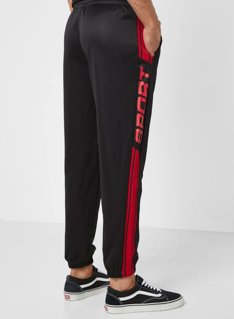 FOREVER 21 Side Stripe Sweatpants