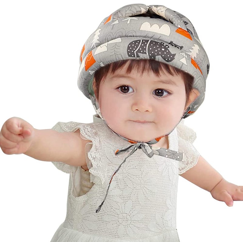 iCookii Toddler Walking Helmet Head Protector for Baby Walking No Bumps Safety Head Protective Hat Head Cushion Cap Breathable Child Safety Helmet for Running Walking Crawling - Image 1