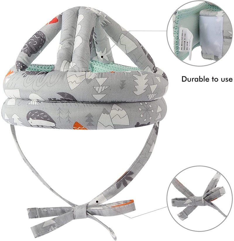 iCookii Toddler Walking Helmet Head Protector for Baby Walking No Bumps Safety Head Protective Hat Head Cushion Cap Breathable Child Safety Helmet for Running Walking Crawling - Image 5