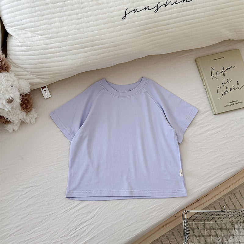 2024 Summer Children'S Class A Tianzhu Cotton Thin Non-Marking Short-Sleeved Anti-Mosquito Trousers For Boys And Girls Home Air-Conditioning Clothing - Image 1
