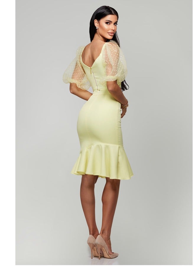 Anita's Promise Set Top & Skirt - Yellow - Image 2