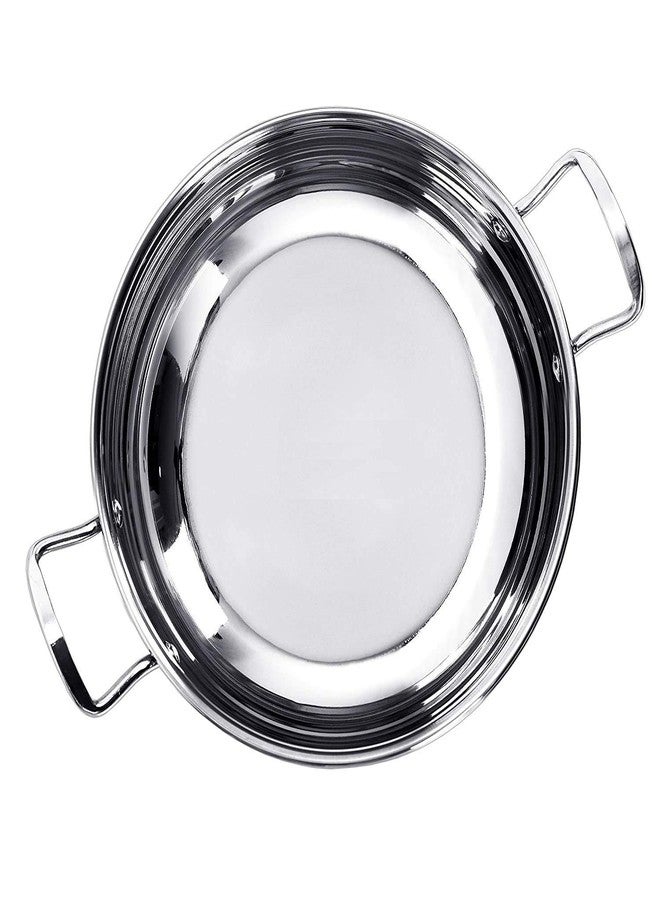 Bartan Star Stainless Steel Induction Bottom Kadhai with Lid - 1000ml & 2000ml - Image 4