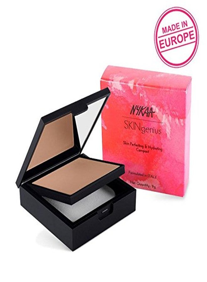 Nykaa SKINgenius Skin Perfecting & Hydrating Compact - Cosy Chestnut 04 - Image 1