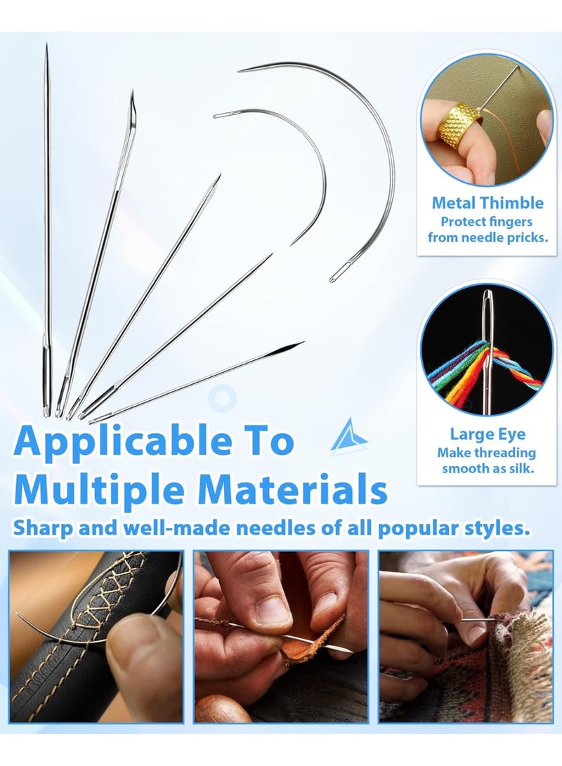 Complete Sewing Kit for Mothers, Grandmas, Women, Wives, Teen Girls, Beginners, Travelers – Portable Home and Travel Sewing Supplies Set with Assorted Color Threads, 30 Needles of Various Sizes, Small Thread Snips, Flexible Measuring Tape, Thimble Finger Protector, Needle Threader, Durable Transparent Plastic Case for Home, Dorm Room, Office, Quick Clothing Repairs, DIY Sewing Projects, Mother’s Day Gifts, Practical and Compact Sewing Accessories - Image 5