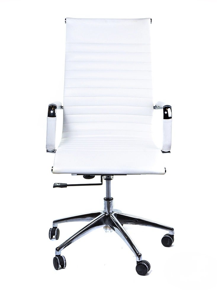 Exotic Chair Executive High Back Swivel Chair 02 (White) - Image 1