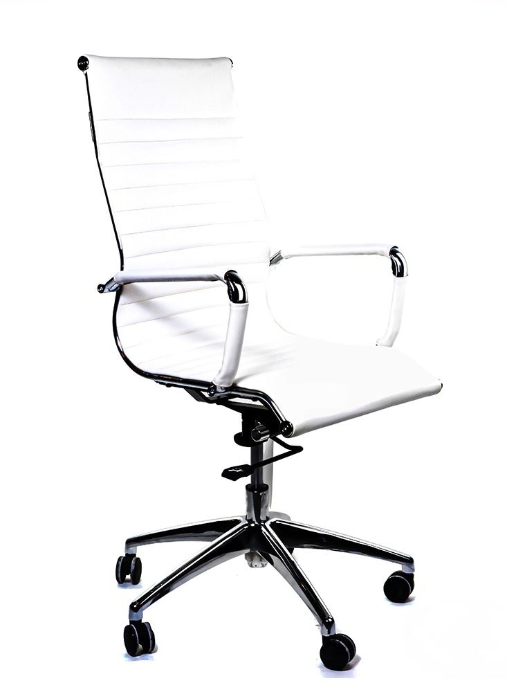 Exotic Chair Executive High Back Swivel Chair 02 (White) - Image 2