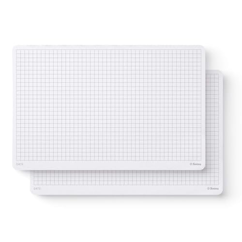 Notsu Graph Desk Notepad 2 Pack | Minimalist Graphing Memo Mouse Pads with Premium Thick Paper, Small 5.5" x 8.5" - Image 1