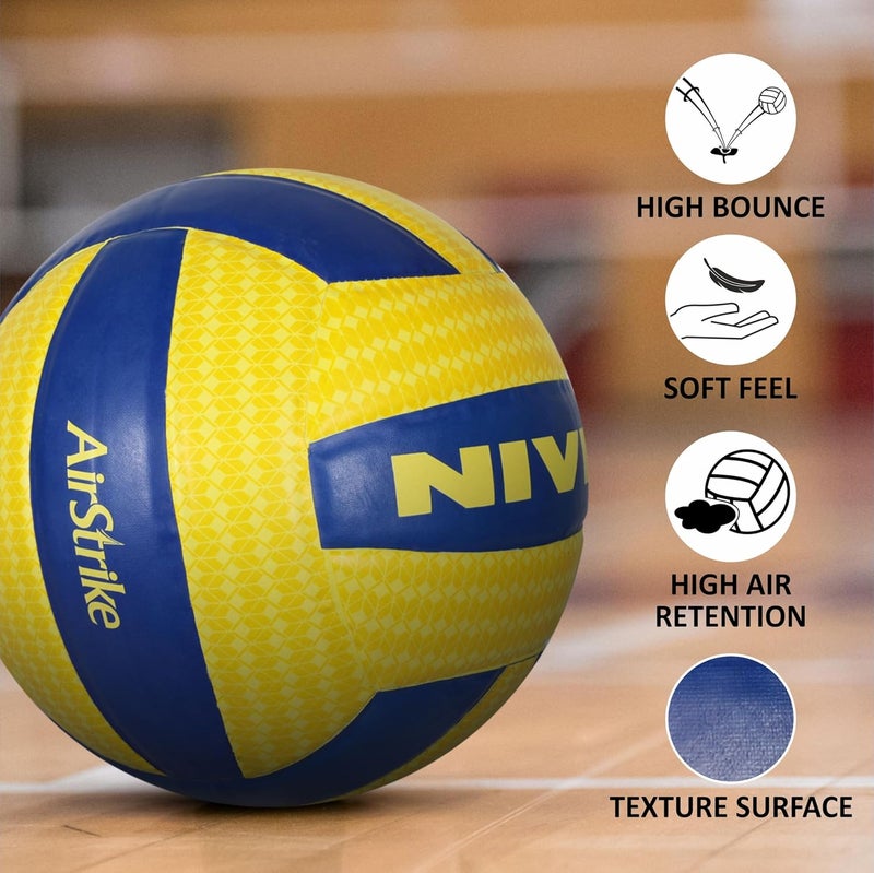 Nivia Airstrike PU Volleyball - Size 4 - Image 3