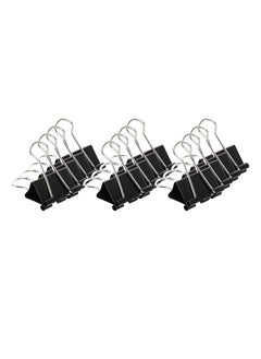 Maxi 144-Piece Binder Clip 25mm Size Black  - Image 3