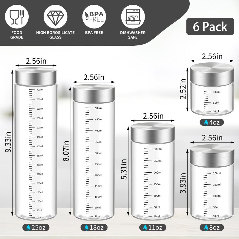 CWHHRN 11 Oz Glass Juice Bottles, 2 Pack Glass Bottles with Lids, BPA Free, Borosilicate Glass, Leak Proof Lids for Juicing, Smoothies, Water Bottles, Food Storage, Shaker Bottles - Image 2