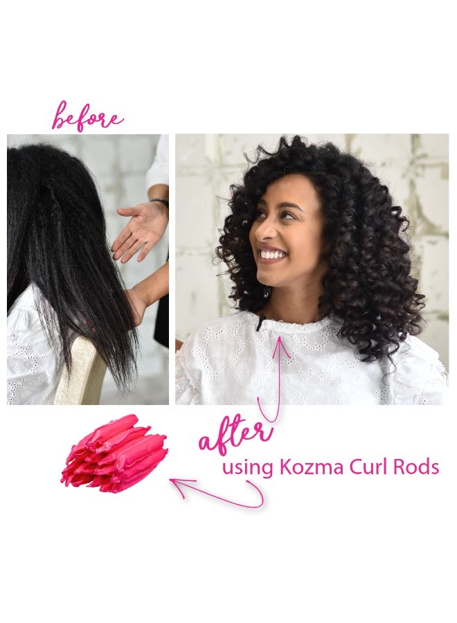 Kozma Curl Transition Rods, Hair Rollers, Flexible hair rods, Curling rods, Flexi twist, Hair curlers - Image 4