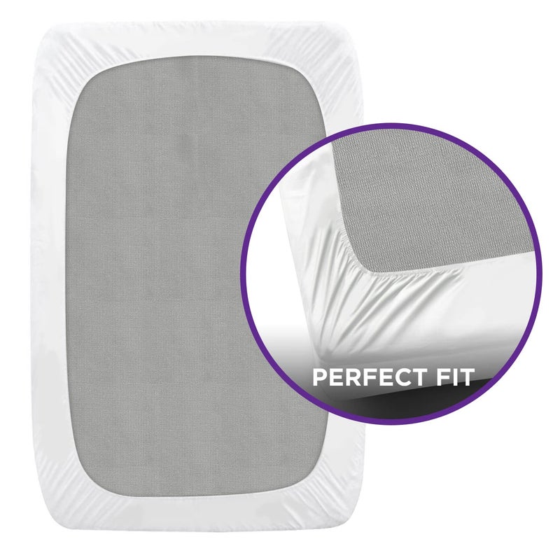 SHOPBEDDING Plastic Mattress Protector Full  Fitted Sheet Style  Waterproof Vinyl Mattress Cover  Heavy Duty Breathable - Bed Wetting and Spill Protection for Mattress by Blissford  - Image 2