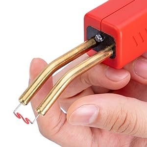 AZRMOH® 50W Plastic Welding Machine Kit with 200Pcs 4 Types of Staples, Plastic Welding Car Bumper Crack Repairing Hot Stapler Heating Kit Plastic Machine Gun Car Bumper Repair Kit - Image 3