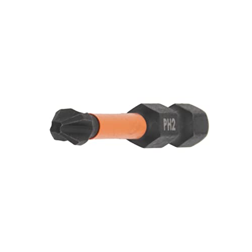 Railer Phillips Screwdriver Magnetizer Bit Set - Premium S2 Steel 2 Inch Phillips Impact Driver 10-Piece Bit Set With A Magnetizer Bit Holder & Carabiner - Image 5