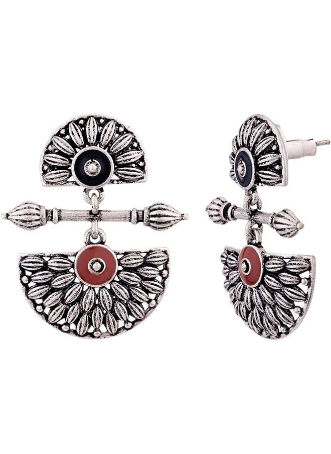 Mandala Lightly Embellished Drop Earrings - pzsku/ZADC7295A7E5FCEE2EE8FZ/45/_/1727689530/db331ce0-7a23-4d18-8077-780dc3d94f93