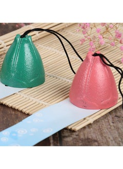 Generic 1 x 5 pcs Japanese Cast Iron Wind Chimes Fuji Decor green lotus 