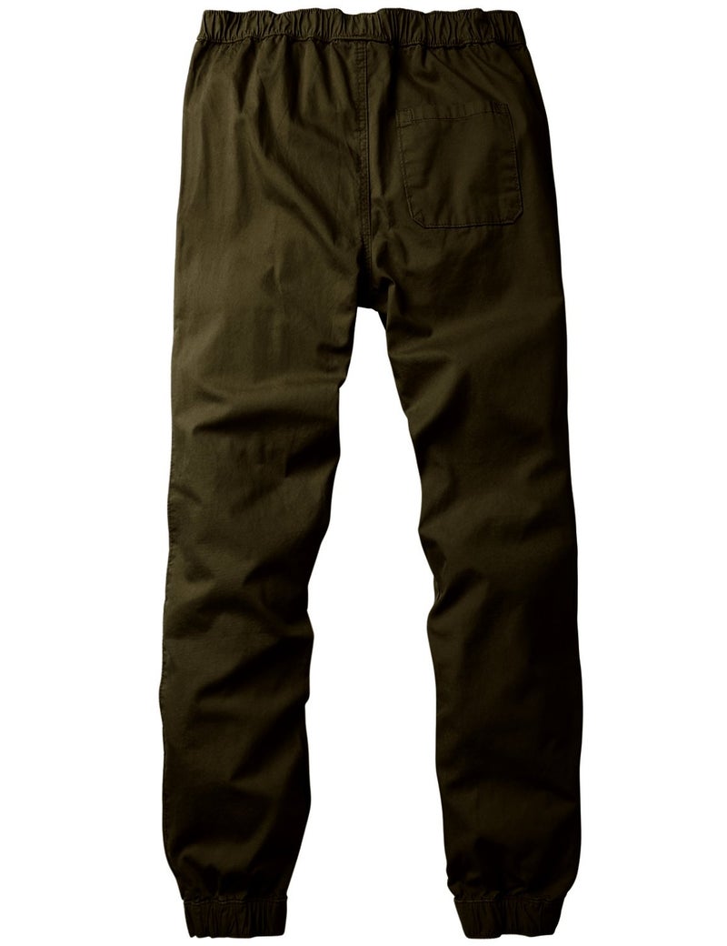 Match Men's Chino Jogger Pants (29, 6054 Army Yellow) - Image 4