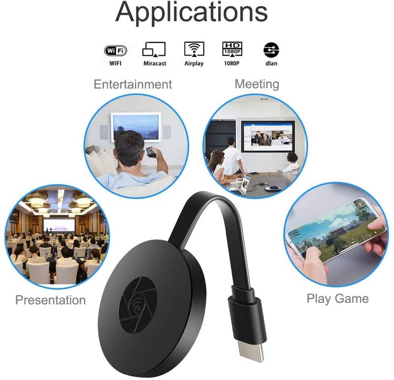 Bebird Beebird® 4K Wireless WiFi HDMI Display Dongle Screen Mirroring Receiver Dongle from Mobile/Tablet to TV/Projector Receiver Adapter Compatible with Android, Mac iOS, Windows - Image 3