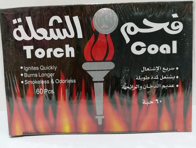 Torch Fast Burning Incense Charcoal | Fast Flamming Charcoal Tablets | Premium Quality Incense Charcoal (60 Tablets) - Image 2