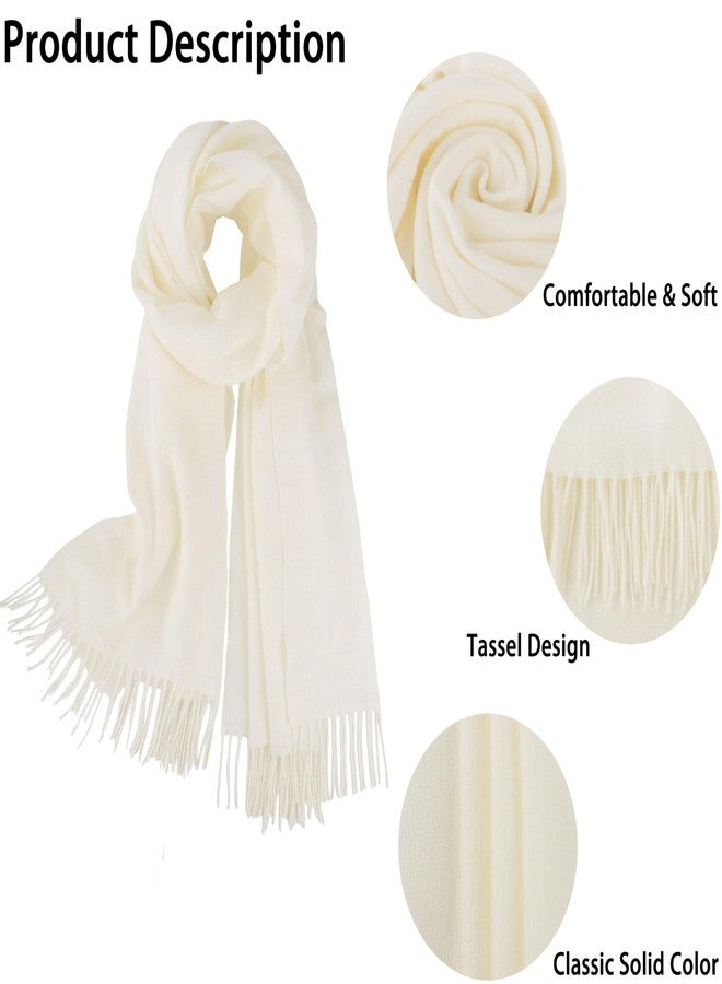 Mealah Winter Faux Cashmere Scarf for Women Men Tassels Long Shawls and Wraps In Cold Weather - Image 2