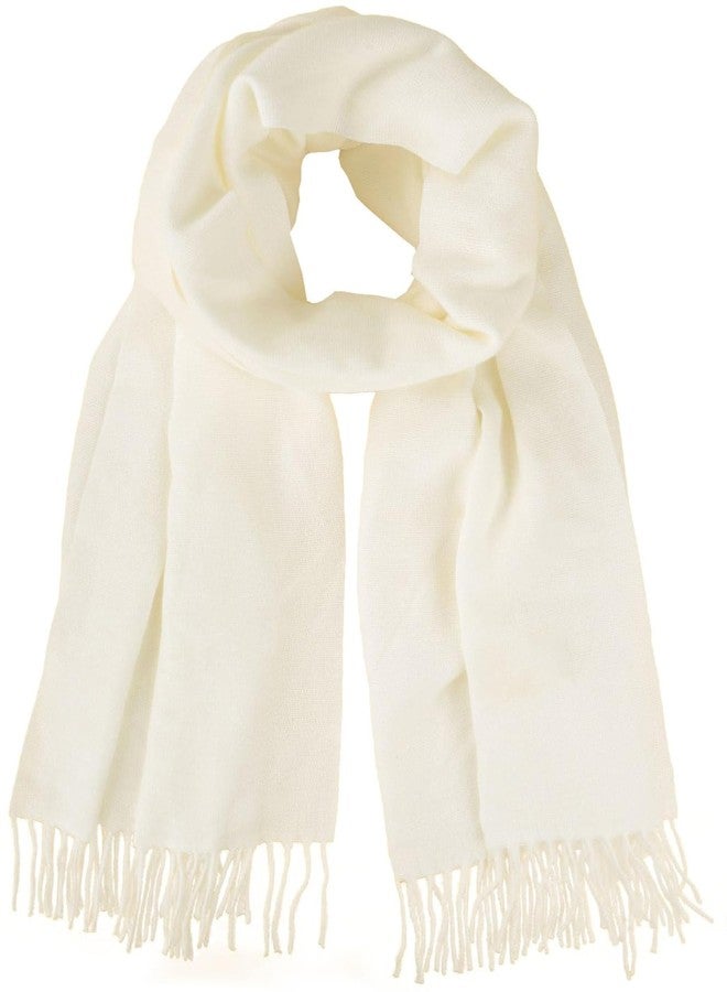 Mealah Winter Faux Cashmere Scarf for Women Men Tassels Long Shawls and Wraps In Cold Weather - Image 1