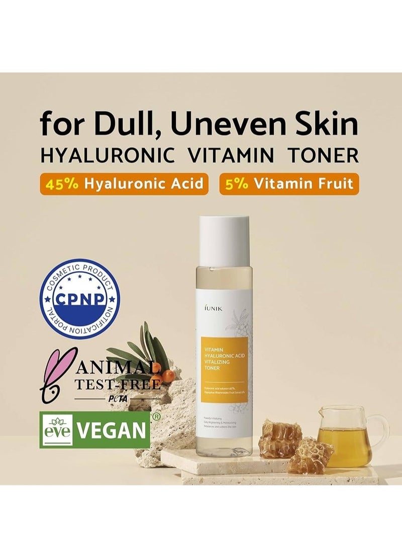 iUNIK Vitamin Hyaluronic Acid Vitalizing Toner 200ml - Image 4