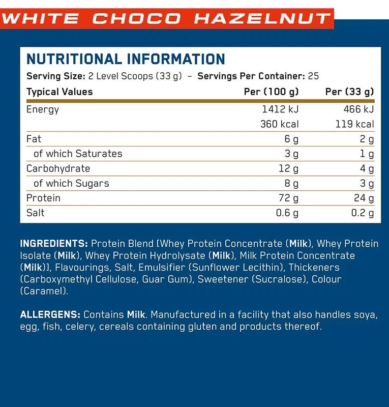 Applied Nutrition Critical Whey Advanced Protein - White Choco Bueno  - (2 kg) - Image 2