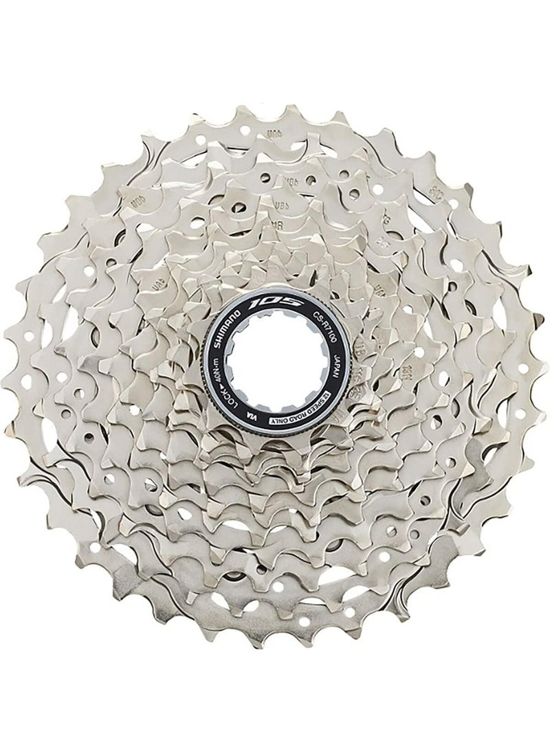 SHIMANO SHIMANO 105 CsR7101 12Speed Cassette Silver 1134T 12 Speed  - Image 1