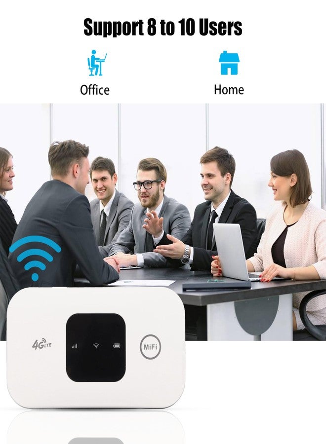 زاينيني راوتر شبكة، راوتر محمول بتقنية 4G، راوتر محمول بشريحة SIM بتقنية 4G، نقطة اتصال إنترنت محمولة، راوتر بتقنية 4G، للمنزل والمكتب والسفر - Image 4