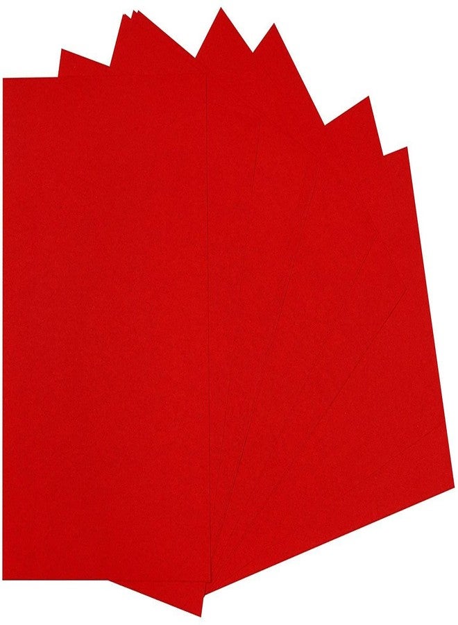LRS Red Pastel Sheet - A4 Size - 250 GSM Thick - Pure Red - Pack of 25 Sheets - Image 2