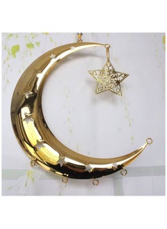 Generic The luminous golden crescent, the 2 pendant crescent in the box, in more than one shape, in the luminous stainless steel crescent with stones.  - Image 3