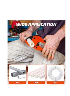 Y&D Pipe Cutter, High Performance Teflon blade Made Ratchet-type Cutter One-hand Fast Cutting Tool for PVC PPR PE PEX and Other Plastic  - Image 4