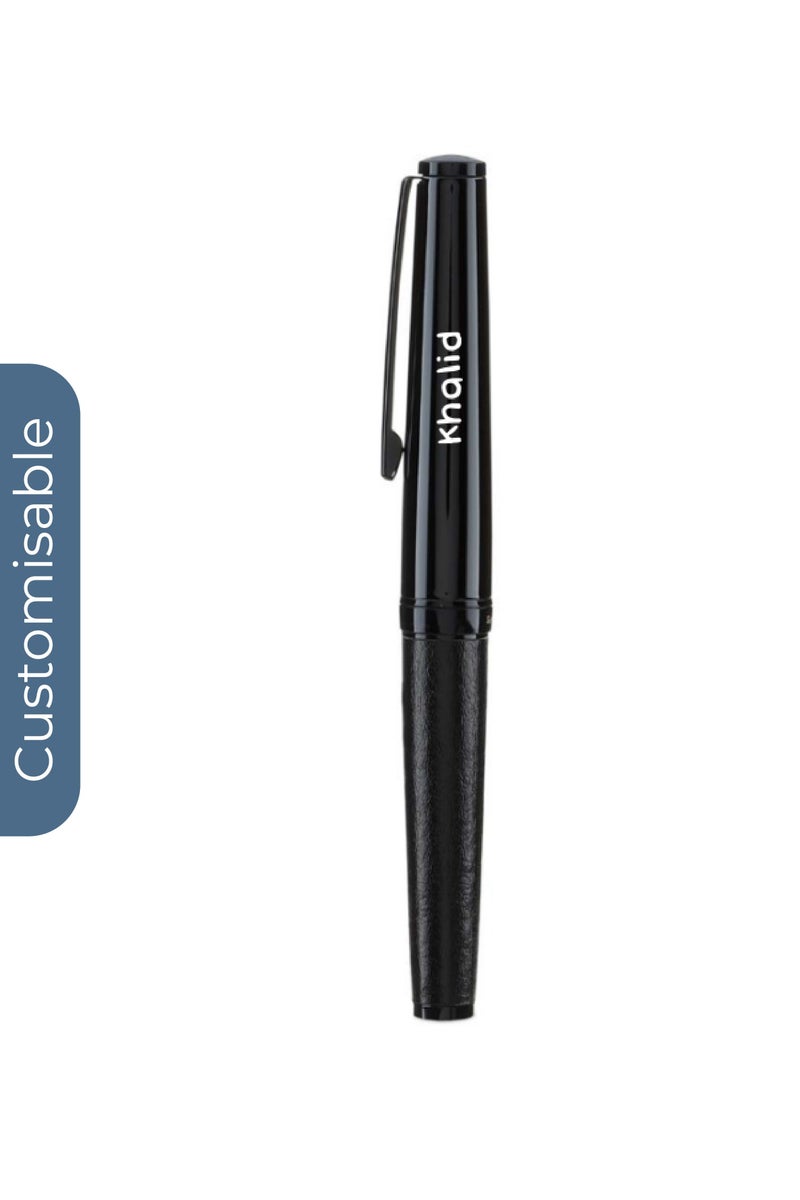 SANTHOME Personalised Santhome® Essen - Elegance Metal Roller Pen - Black - Image 1