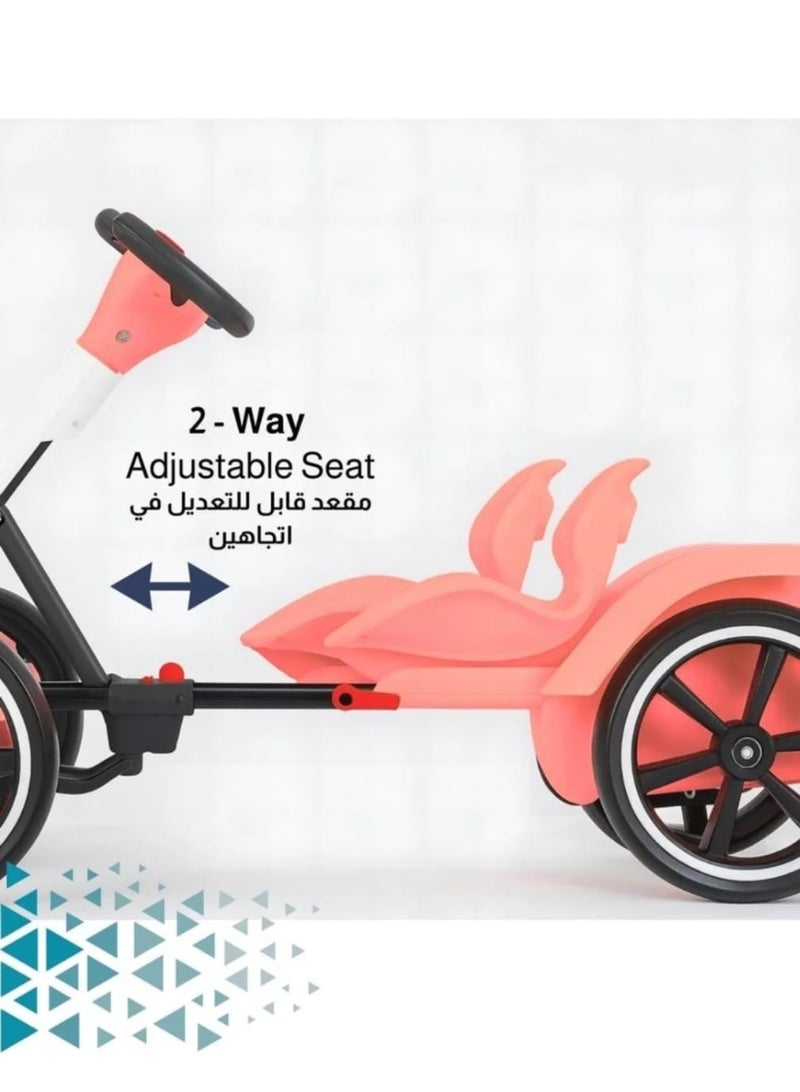 MARAH TOYS Foldable Electric Ride-On Car with Remote Control – 4-Wheel Kids Ride-On Toy | Safe & Sturdy Structure, Front Anti-Collision, Easy Steering, One-Motor, Dual-Battery | Supports Up to 50kg – Ages 4+ - Image 2