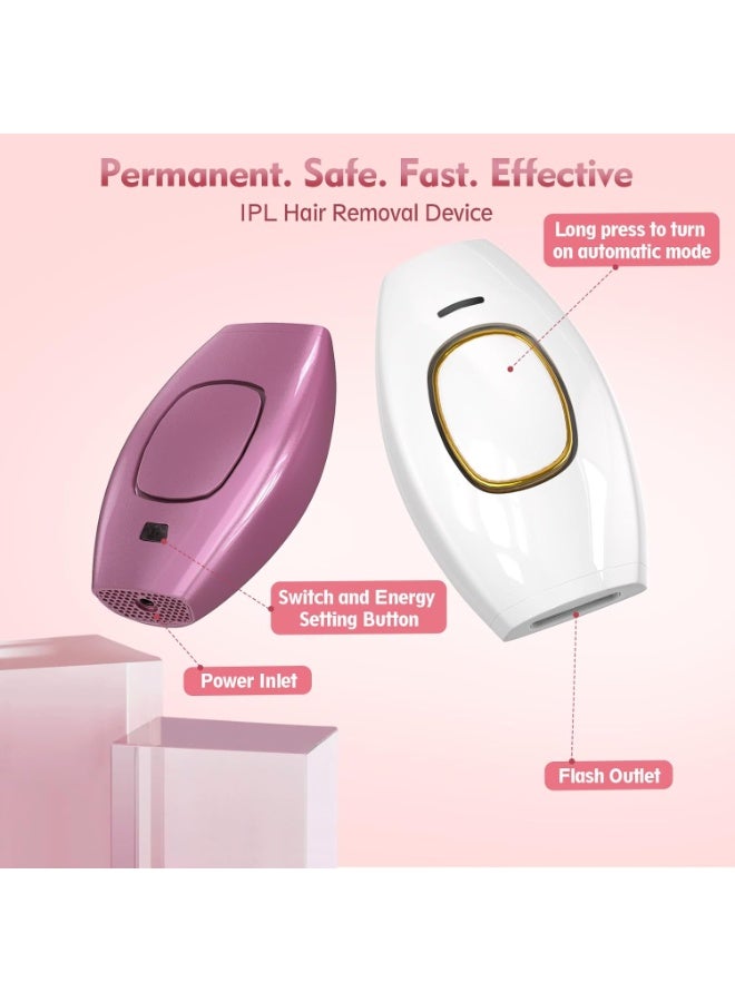 MUNTAQI IPL Laser Hair Removal for Women and Men – Permanent Hair Remover Device with Ice Cooling, 999,000 Flashes, Painless At-Home Hair Removal for Face, Legs, Arms, Bikini Line & Full Body - Image 2