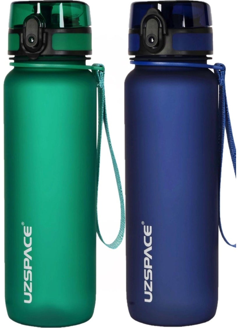 UZSPACE Tritan Water Flask 800 ml 2 pcs  - Image 1