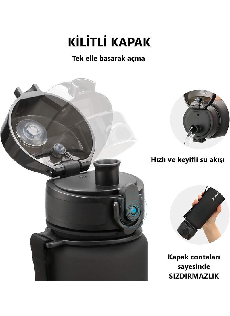 UZSPACE Tritan Water Flask 800 ml 2 pcs  - Image 3
