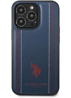 U.S. Polo Assn. Cg Mobile Leather Case Compatible With Iphone 14 Pro , Navy, Ushcp14  - Image 5