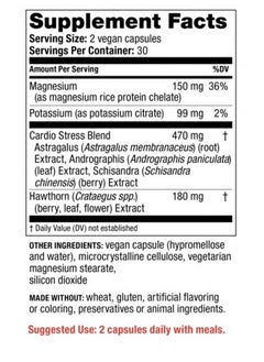 REDD REMEDIES 120/80 Care Natural Blood Pressure Formula 60 Capsules  - Image 3
