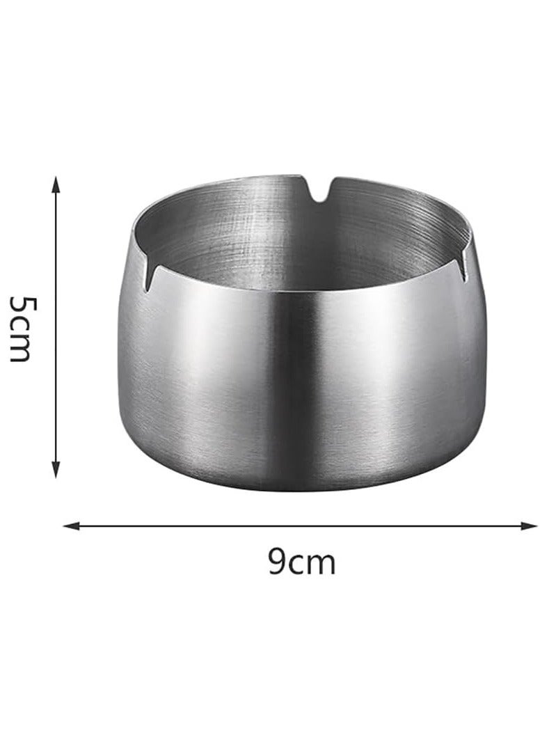 Rubik Ashtray for Home Office Hotel Tabletop (Size, 9x5x9cm) Silver  - Image 3