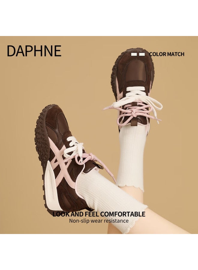 Daphne Women's Height Increasing Shoes New Spring Fashion Casual Thick Sole Breathable Sports Training Shoes - Image 4