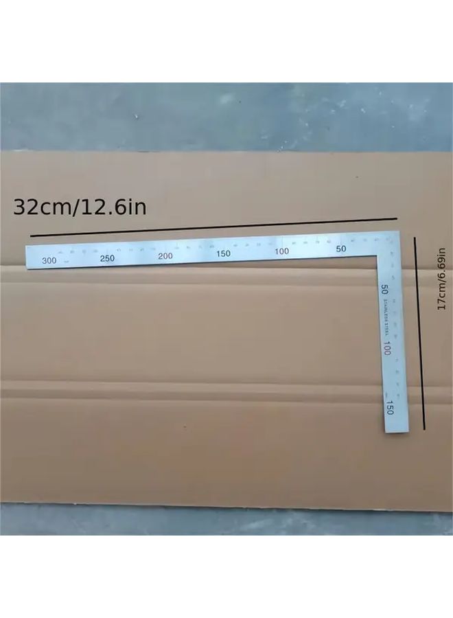 Aluminum Alloy Combination Angle Ruler Stainless Steel 90 Degrees Size 250x500mm - Image 2