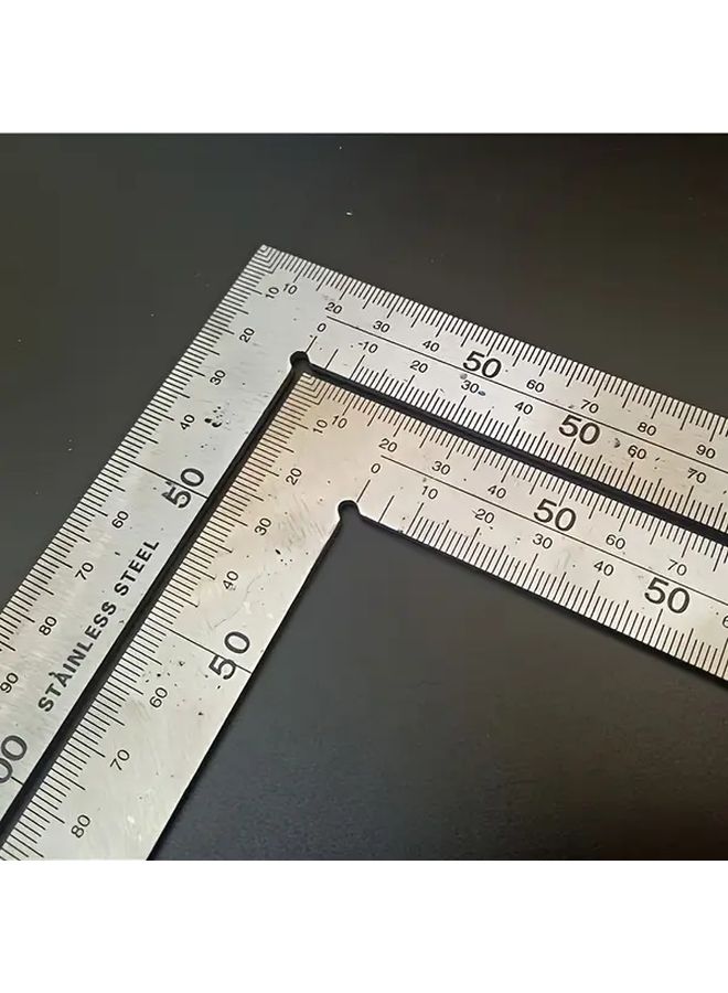 Aluminum Alloy Combination Angle Ruler Stainless Steel 90 Degrees Size 250x500mm - Image 4