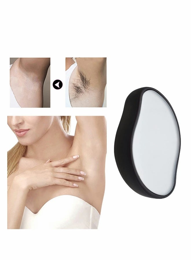 Hair Removal Eraser, Painless Crystal Hair Remover Tools Magic Crystal Hair Eraser, Soft Smooth Skin Fast  Easy Crystal Hair Removal for Men and Women - Image 4