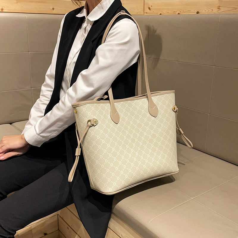 Letter Printed Tote Bag, Big Brand Same Style Single Shoulder Armpit Bag, Fashion Women'S Bag, Sale - Image 2