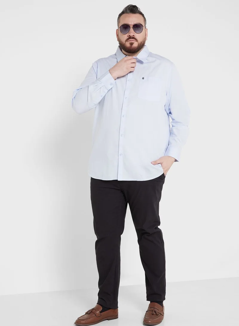 توماس سكوت Thomas Scott Plus Size Cotton Casual Shirt
