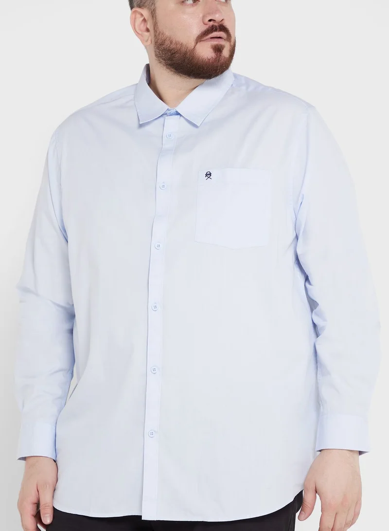 توماس سكوت Thomas Scott Plus Size Cotton Casual Shirt