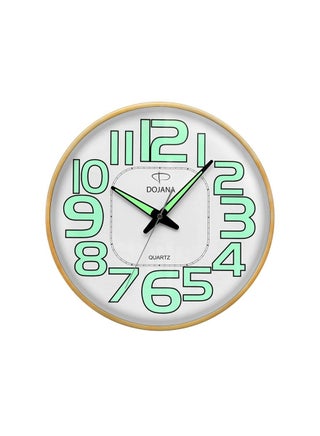 Analog Metal Wall Clock Radium Gold White - pzsku/ZADC8A87CCBE3D34F2CA6Z/45/_/1662274823/a77ec622-e724-4eec-bb3e-8b97fd12b95f