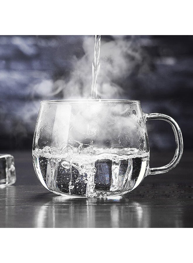 Tomimitsu Fuguang Flower Tea Cup, Transparent Tea Cup With Inner Liner, Tea-water Separation Cup, Office Glass Cup, Water Cup, 350ml - Image 4