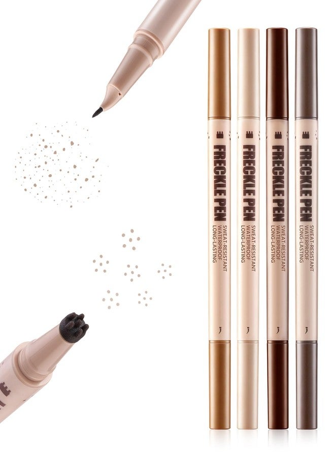 SUMEITANG Medium Brown Dual Ended Freckle Pen, Natural faux Freckle Stamp Pen, Multi-Size Freckles Pattern & Soft Precise Tip, Waterproof Long Lasting Sunkissed Freckle Makeup for All Skin Tones - Image 1